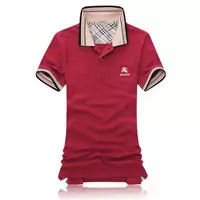 t-shirt discount burberry hommes cotton 1856 founded bw0039 red